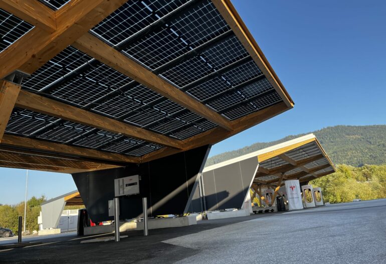 E-Ladeinfrastruktur am Sonnenkraft Campus